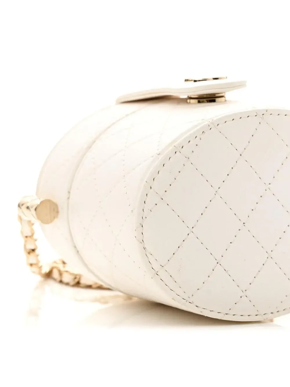 Chanel Lambskin Quilted Round Mini #322109C19B